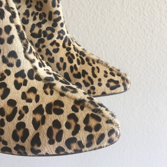 Jeffrey Campbell Frankie Pony Hair Cheetah Booties - Picture 7 of 8